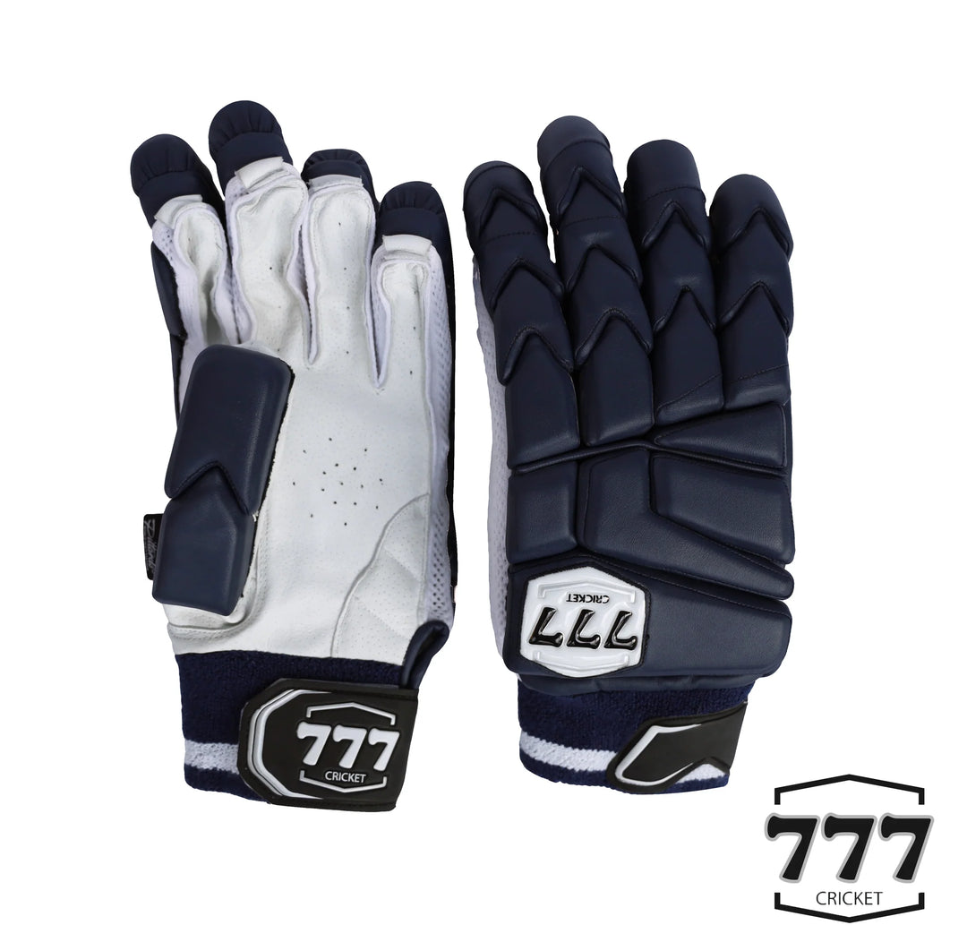 Cricket Navy Blue Pro Batting Gloves