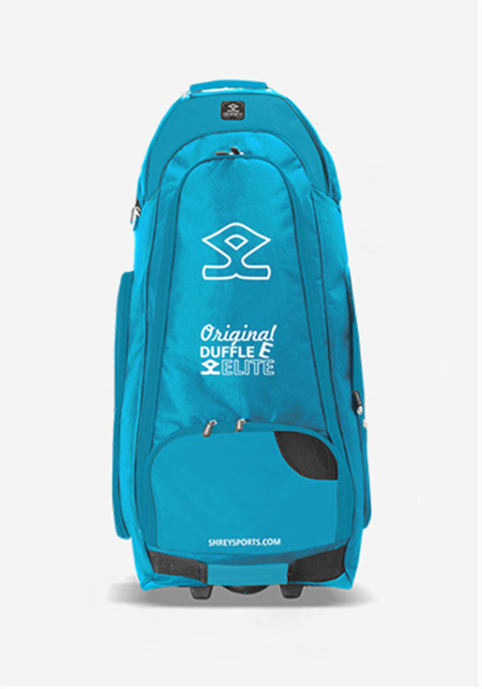 Shrey Elite Duffle Bag (Cerulean/Grey)