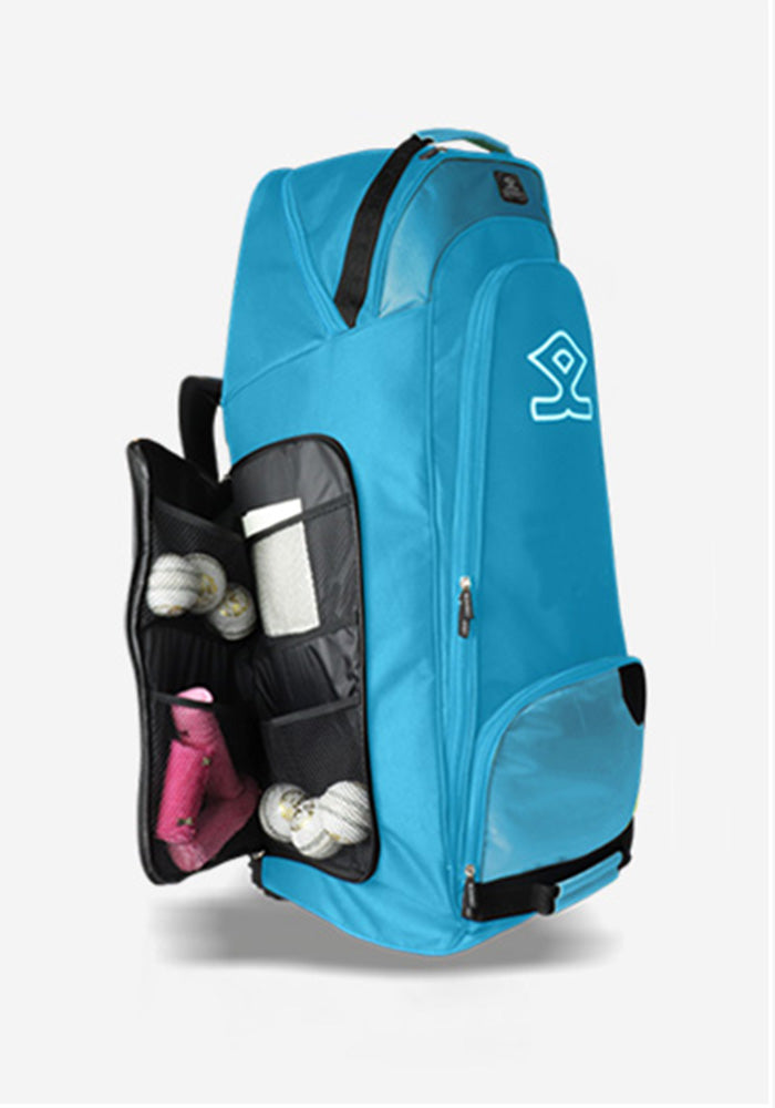 Shrey Elite Duffle Bag (Cerulean/Grey)