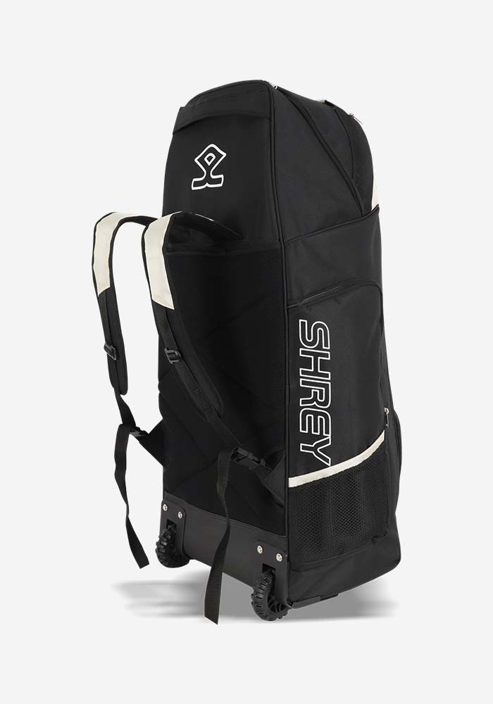 Shrey Elite Duffle Bag (Black/Ivory)