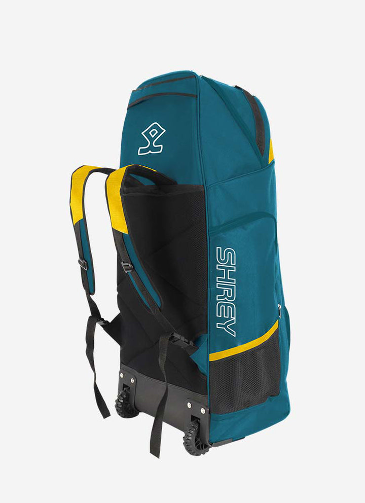Shrey Elite Duffle Bag (Teal/Gold)