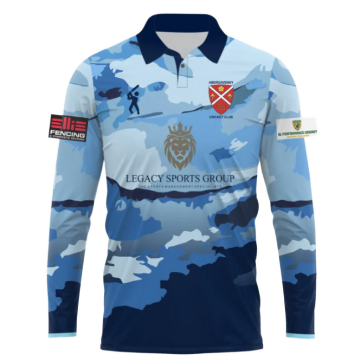 Abergavenny CC Junior Long Sleeve Playing Shirt